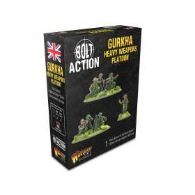 GURKHA set di miniature HEAVY WEAPONS PLATOON warlord games BOLT ACTION età 14+