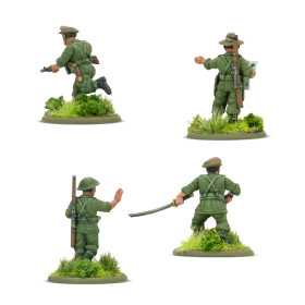 GURKHA set di miniature PLATOON COMMANDERS warlord games BOLT ACTION età 14+