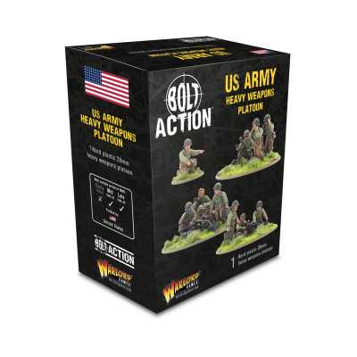 HEAVY WEAPONS PLATOON set di miniature US ARMY warlord games BOLT ACTION età 14+