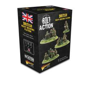 HEAVY WEAPONS PLATOON set di miniature BRITISH ARMY warlord games BOLT ACTION età 14+