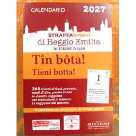 CALENDARIO 2027 TIN BOTA RICAMBIO in dialetto reggiano refill