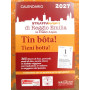 CALENDARIO 2027 TIN BOTA RICAMBIO in dialetto reggiano refill