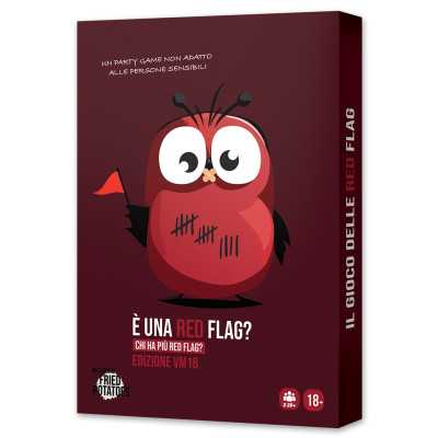 E' UNA RED FLAG? gioco da tavolo VIETATO AI MINORI asmodee IN ITALIANO età 18+