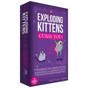 EXPLODING KITTENS gioco da tavolo CURSE YOU! asmodee IN ITALIANO età 7+