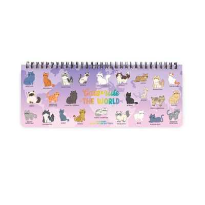 DESK PLANNER legami AGENDA 2027 da scivania KITTY WORLD da 12 mesi WEEK settimanale