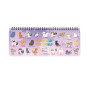 DESK PLANNER legami AGENDA 2027 da scivania KITTY WORLD da 12 mesi WEEK settimanale