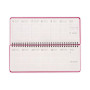 DESK PLANNER legami AGENDA 2027 da scivania RASPBERRY JAM da 12 mesi WEEK settimanale