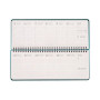 DESK PLANNER legami AGENDA 2027 da scivania DEEP TEAL da 12 mesi WEEK settimanale