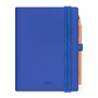 AGENDA 2027 legami ECLECTIC BLUE bigiornaliera 2-DAY da 12 mesi MINI blu