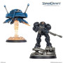 STARCRAFT set di miniature JIM RAYNOR AND POINT DEF DRONE archon studio TERRAN età 14+