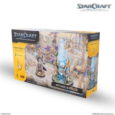 STARCRAFT set di miniature ARTANIS & PYLON archon studio PROTOSS età 14+