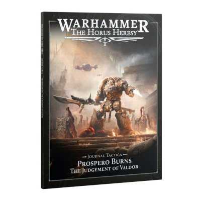 PROSPERO BURNS the judgement of valdor JOURNAL TACTICA manuale WARHAMMER the horus heresy IN INGLESE età 12+
