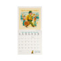 CALENDARIO 2027 da parete THE BOOK LOVERS quadrato LEGAMI cm18x18