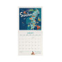 CALENDARIO 2027 da parete LET'S TRAVEL THE WORLD quadrato LEGAMI cm18x18