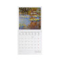 CALENDARIO 2027 da parete CLAUDE MONET quadrato LEGAMI cm18x18