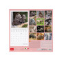 CALENDARIO 2027 da parete BABY ANIMALS quadrato LEGAMI cm30x30