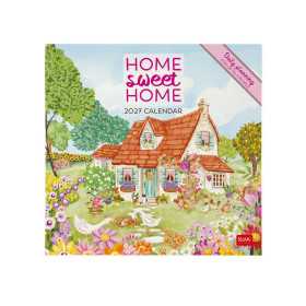 CALENDARIO 2027 da parete HOME SWEET HOME quadrato LEGAMI cm30x30