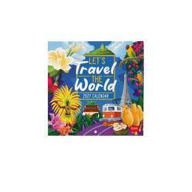 CALENDARIO 2027 da parete LET'S TRAVEL quadrato LEGAMI cm30x30
