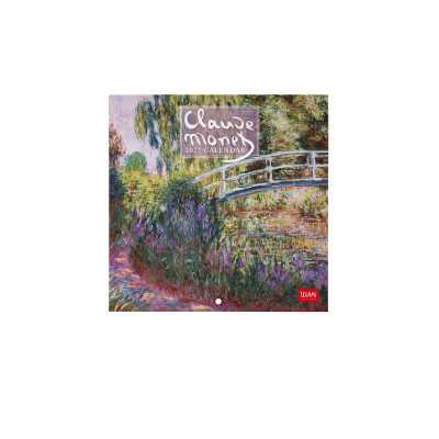 CALENDARIO 2027 da parete CLAUDE MONET quadrato LEGAMI cm30x30