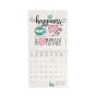 CALENDARIO 2027 da parete NEVER STOP DREAMING quadrato LEGAMI cm30x30