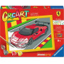 CREART kit artistico FERRARI ravensburger 296 GT3 con pennello e COLORI età 12+