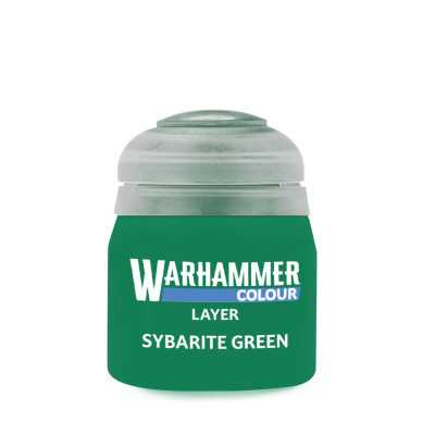 SYBARITE GREEN paint colore acrilico layer 12 ml Warhammer Games Workshop