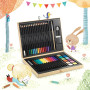 SCATOLA DEI COLORI 47 pezzi VALIGETTA DA COLORARE set per disegnare DJECO kit DJ08797 età 5+