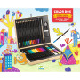 SCATOLA DEI COLORI 47 pezzi VALIGETTA DA COLORARE set per disegnare DJECO kit DJ08797 età 5+