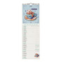 CALENDARIO 2027 da parete CUTIE FOODIE legami VERTICALE cm16x49