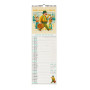 CALENDARIO 2027 da parete BOOK LOVERS legami VERTICALE cm16x49