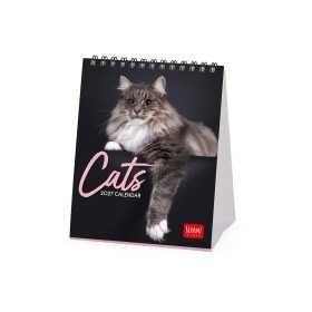 CALENDARIO 2027 da tavolo CATS legami PER SCRIVANIA cm12x14,5