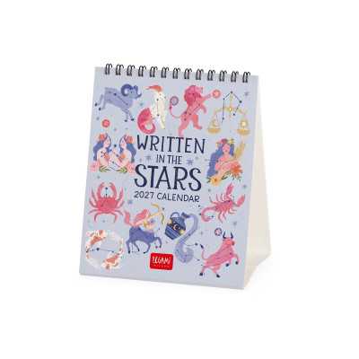 CALENDARIO 2027 da tavolo WRITTEN IN THE STARS legami PER SCRIVANIA cm12x14,5