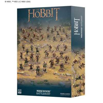 MIRKWOOD battlehost THE HOBBIT set di miniature MIDDLE EARTH STRATEGY BATTLE GAME età 12+