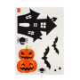 PUMPKIN zucca WINDO WOW adesivi elettrostatici per finestre HALLOWEEN legami