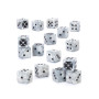SPACE MARINES DICE set di 16 dadi NERO E ARGENTO games workshop WARHAMMER 40K età 12+
