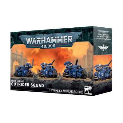 SQUADRA STAFFETTE set di miniature OUTRIDER SQUAD warhammer 40k SPACE MARINES età 12+