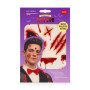 SET DI 10 TATUAGGI TEMPORANEI tattoos HALLOWEEN EDITION realistici LEGAMI viso e corpo