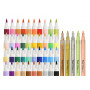 ASTUCCIO trousse SET DI 45 PENNARELLI colore acrilico BUKI kit artistico CREATIVO età 7+