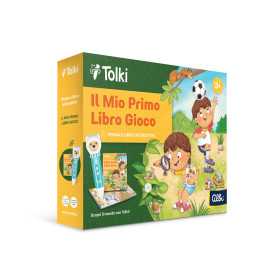 IL MIO PRIMO LIBRO GIOCO gioco educativo TOLKI pacchetto con penna interattiva e libro ALBI età 5+