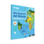 ALLA SCOPERTA DEL MONDO albi LIBRO INTERATTIVO educativo TOLKI età 6+