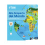 ALLA SCOPERTA DEL MONDO albi LIBRO INTERATTIVO educativo TOLKI età 6+