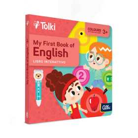 MY FIRST BOOK OF ENGLISH albi LIBRO INTERATTIVO educativo TOLKI età 3+