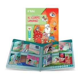 ESPLORANDO IL CORPO UMANO albi LIBRO INTERATTIVO educativo TOLKI età 5+