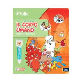 ESPLORANDO IL CORPO UMANO albi LIBRO INTERATTIVO educativo TOLKI età 6+