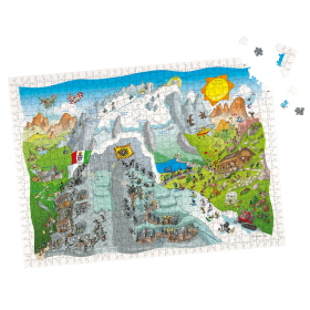 PUZZLE DELLE FORMICHE fabio vettori MARMOLADA made in italy 1080 PEZZI eco friendly