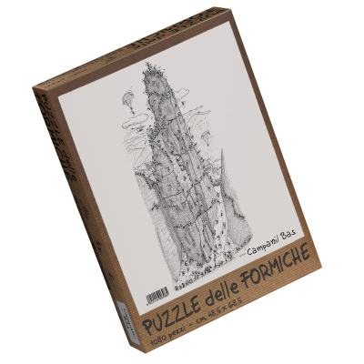 PUZZLE DELLE FORMICHE fabio vettori CAMPANIL BASSO made in italy 1080 PEZZI eco friendly