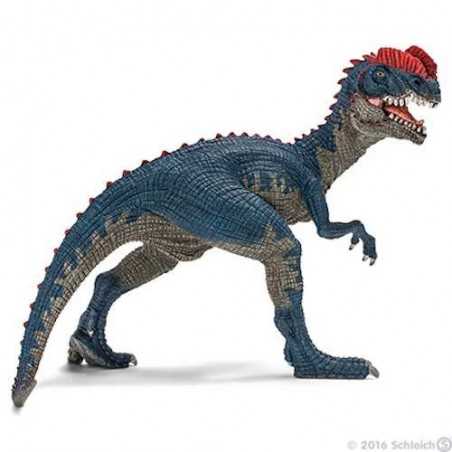 DILOFOSAURO Schleich DILOPHOSAURUS dinosauri THE FIRST GIANTS 14567 miniatura in resina BOCCA APRI E CHIUDI