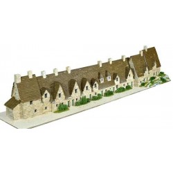 BIBURY ARLINGTON ROW villaggio AEDES ARS 1601 kit di modellismo con mattoni in ceramica 5550 PEZZI