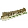 BIBURY ARLINGTON ROW villaggio AEDES ARS 1601 kit di modellismo con mattoni in ceramica 5550 PEZZI