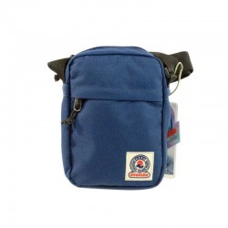 Queen MINI Shoulder BAG Office INVICTA tinta unita BLU scomparto tasca zip TRACOLLA